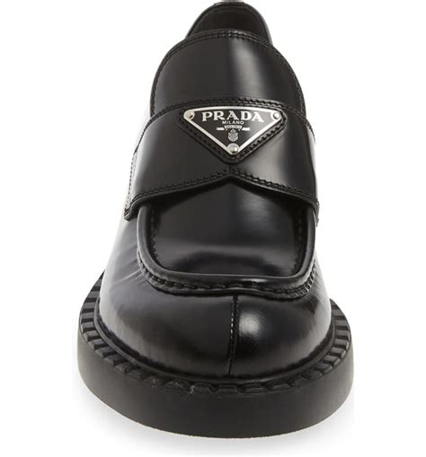 prada triangle logo history|Prada triangle logo loafer women.